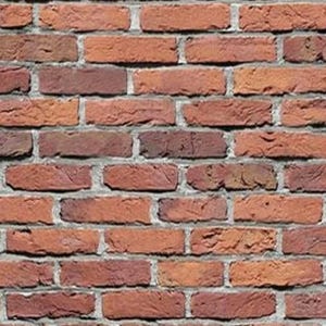 素朴な古いヴィンテージの赤レンガの壁 1/12 1/24 スケールのドールハウスの壁紙 - デジタル印刷可能、すぐにダウンロード可能