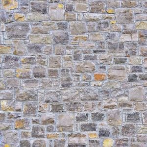 1/12 Dollhouse Miniature Old Vintage Outdoor Wall Stone Cladding DIGITAL Printable Sheets Seamless Instant Download