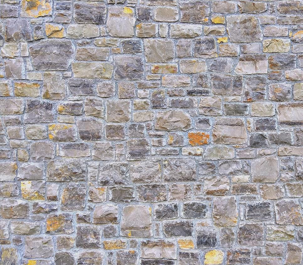 1/12 Dollhouse Miniature Old Vintage Outdoor Wall Stone Tiles Cladding ...