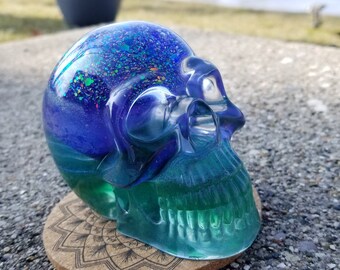 Swamp Creature Color-Shifting Shaker Skull
