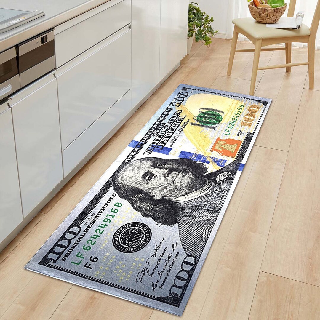 Dollar Bill Runner Dollar Rug Dollar Bill Carpet Dollar Etsy