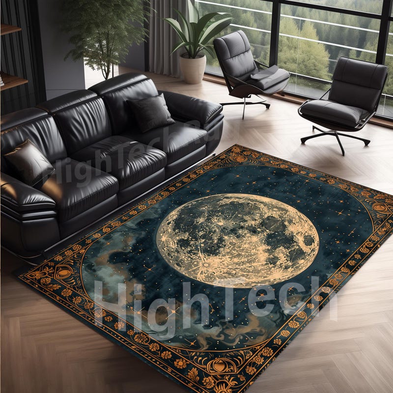 Blood Moon Rug Bohemian Rug - Etsy