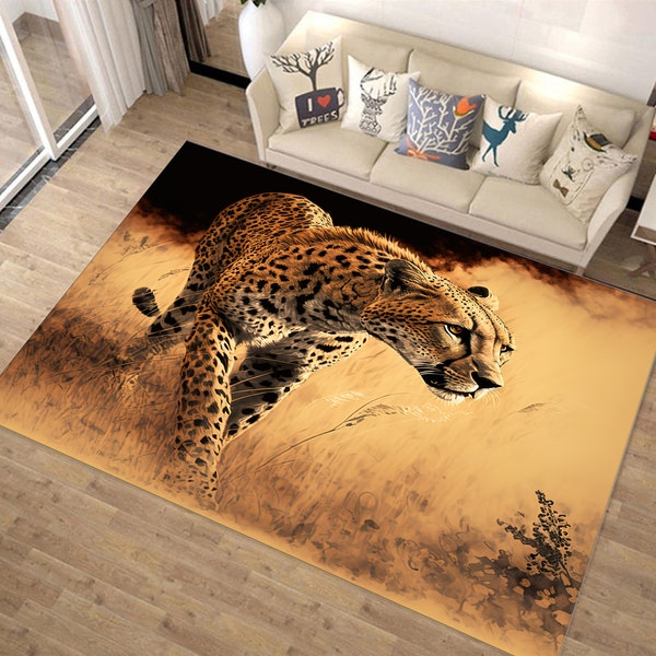 Cheetah Carpet Etsy