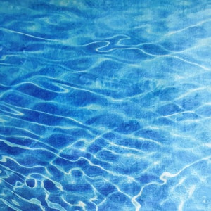 Sea Wave Rug, Beach Rug, Bright Turquoise Wave Rug, Sand Rug, Ocean ...