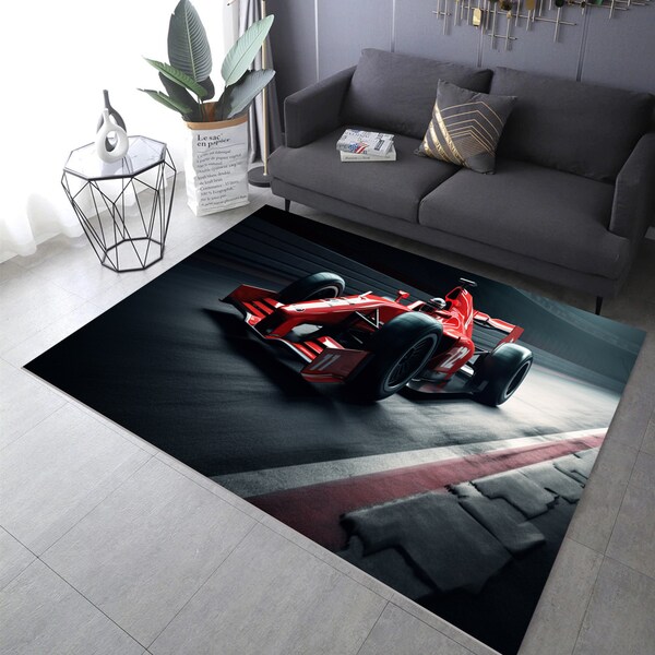 Race Track Area Rug - Etsy
