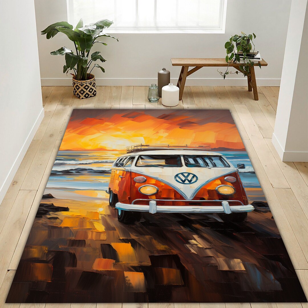 Camper Van Rug, Van Life Rug, Camper Rug, Travel Lovers Rug, Colorful