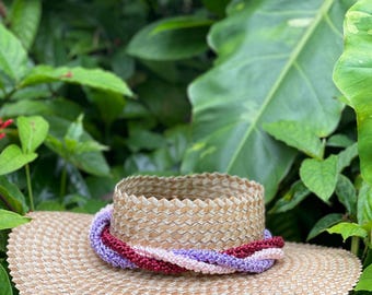 Light Pink/Lavender/Wine Crochet Set