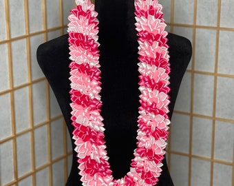 Pink Ombré Spiral Lei
