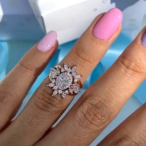925 Silver handcrafted gold plated unique Ring made with CZ-women jewellery-gift for her
