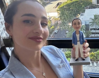 Custom bobblehead for girlfriend/mother/Wife, Personalized Clay Figurine from photo, Make your own 3D statue, mother's day gifts