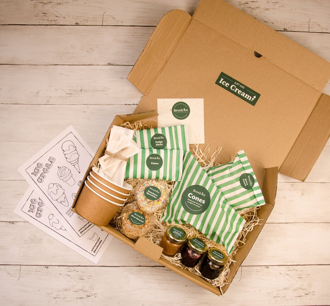 Ice Cream Sundae Kit, Ice Cream Treat Box, Ice Cream Hamper Etsy UK