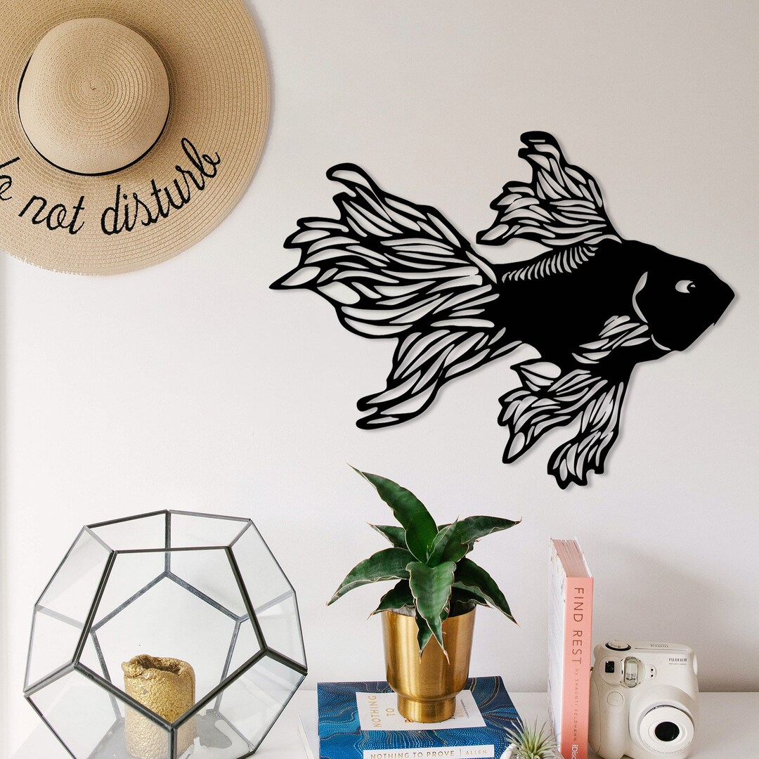 Fish Metal Wall Art, Fish Wall Decor, Wall Hangings, Home Decor, Gift ...