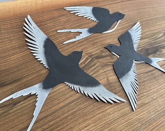 Birds Metal Decor, Metal Wall Decor, Housewarming Decor, Metal Wall Art