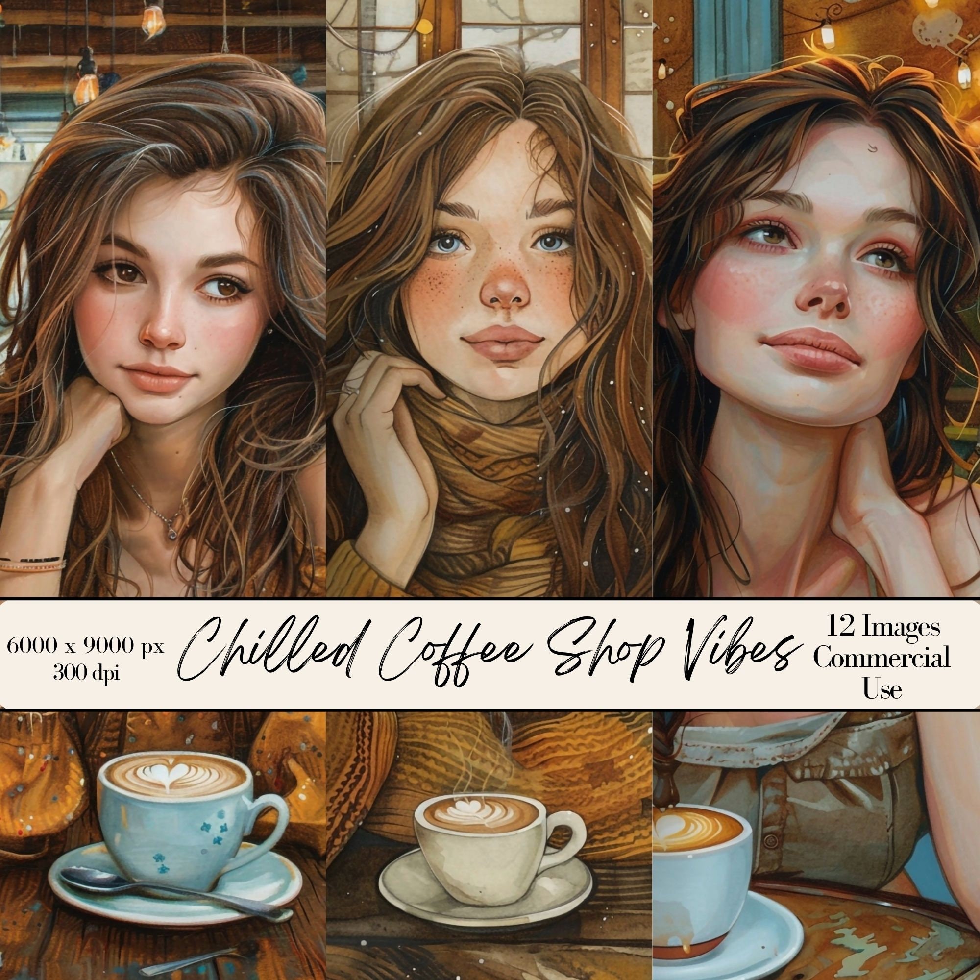 Coffee Shop Printable Paper Digital Download - Etsy