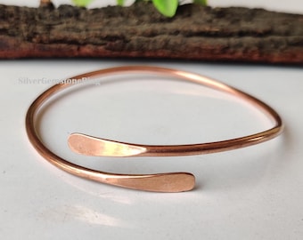 Pure Copper Adjustable Bangle: Designer Wedding Jewelry