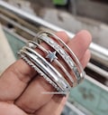 Five Set Of Silver Bangles, Solid 925 Sterling , Handmade Jewelry, Designer Bangles, Wedding Item product logo