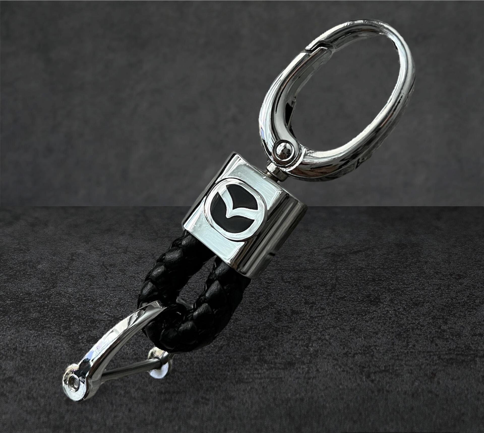 Metal keychain for Mazda