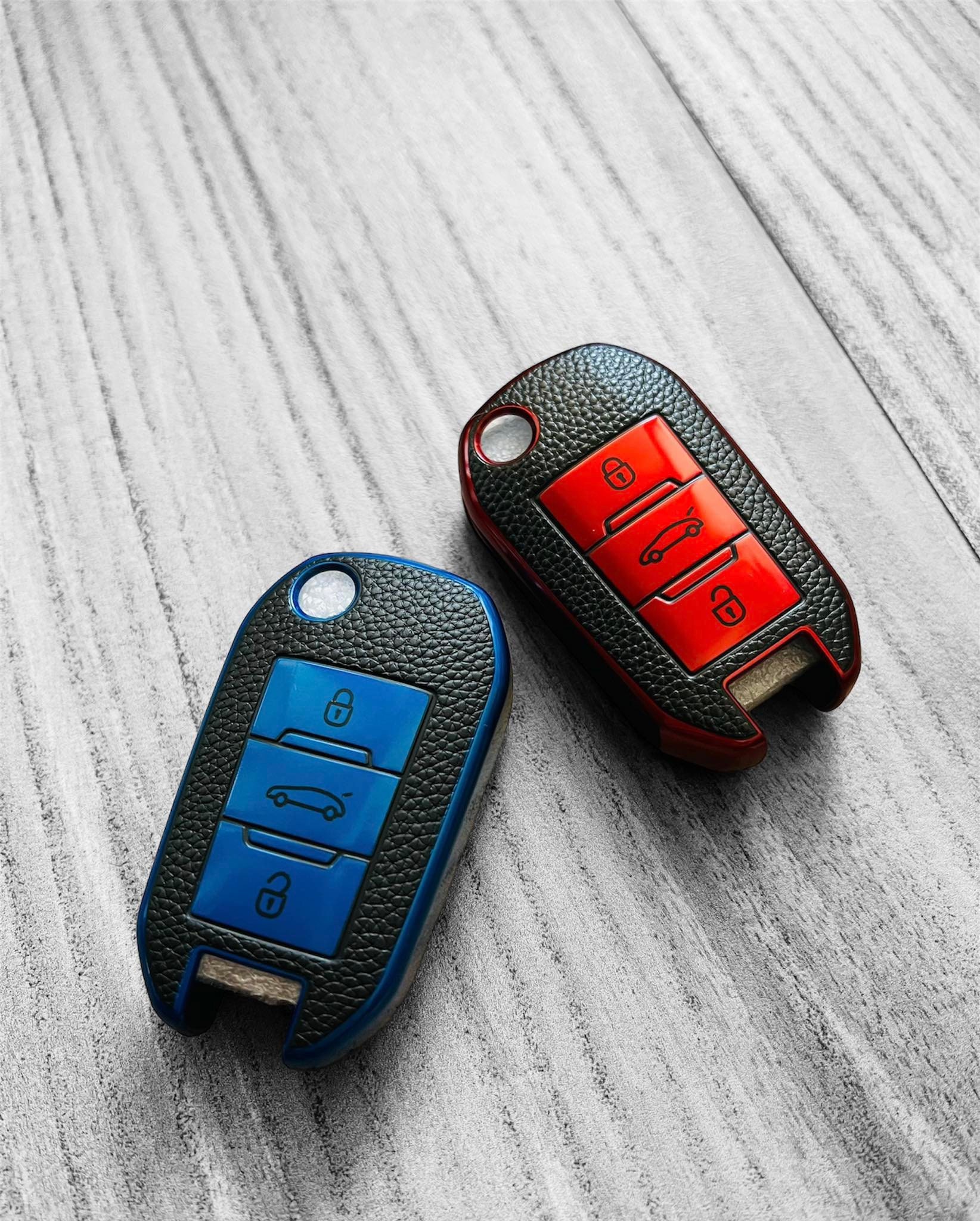 Car Key Cover Compatible With Dongfeng Peugeot 307 & Peugeot 308, Keychain  Protective Case For Men And Women