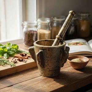 Peut inclure: Une tasse en céramique blanche avec une anse noire et le texte "But First, Coffee" en gras noir. La tasse est posée sur un fond flou. La tasse mesure environ 10 cm de hauteur.