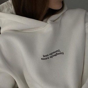 Spaghetti Lover Embroidered Hoodie | Comfort Food Sweatshirt | Cozy Unisex Gift | Foodie Apparel