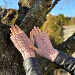 Manchons Sans Doigts Longs Style Harajuku - Trous Pour Pouce Et Doigts, Acrylique Doux - Pour Femmes/filles