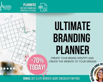 Ultimate Personal Branding Planner: Small Business Branding Kit (Digital, Printable)