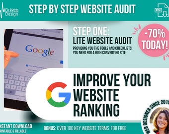 Lite Website Audit: SEO Checklist & Web Design Guide (Digital Download)