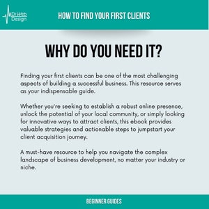 HOW TO FIND YOUR FIRST CLIENTS