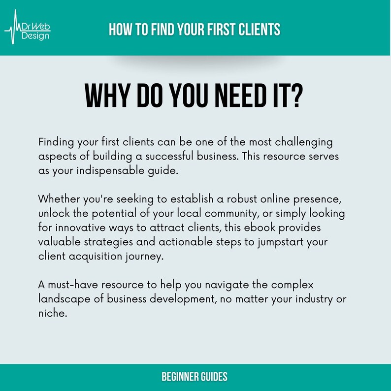 HOW TO FIND YOUR FIRST CLIENTS