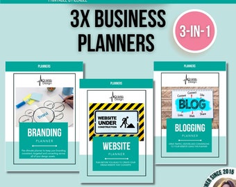 Small Business Planner Bundle: Branding, Web Design & Blog (Digital Download)