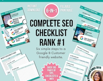 SEO Checklist: Website Audit to Rank #1 on Google (Digital Download)