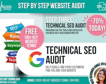 Technical SEO Audit: Website Ranking Checklist (Digital Download)