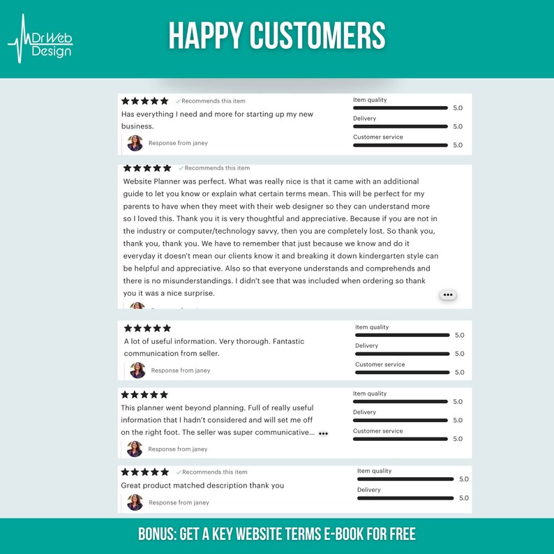 Website Planner: Custom WordPress Design Workbook (Digital Download) image 7