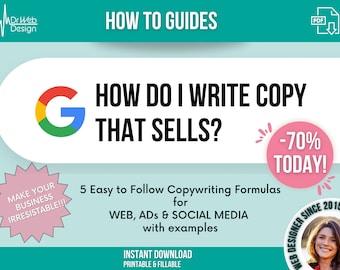 Website Copywriting Templates: 5 Formulas to Sell (Digital Download)