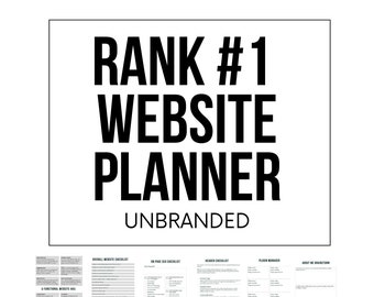 Website-Planer für Webdesigner: Layout-Vorlage zum Ausdrucken (Digitaler Download)