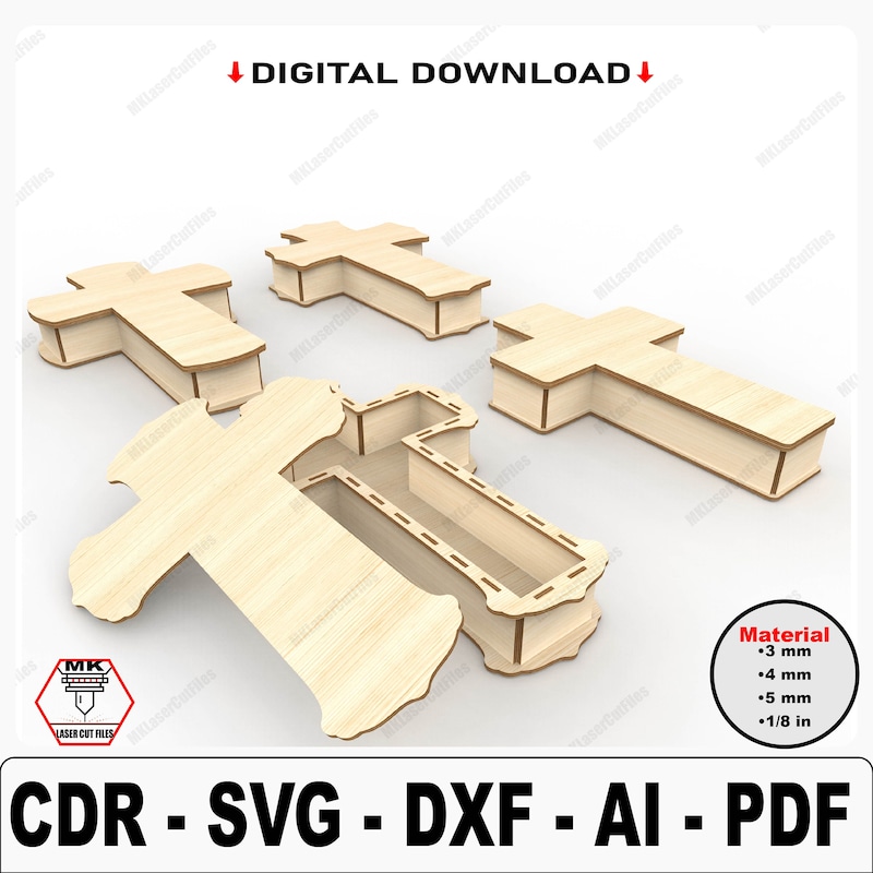 Cross Box Cut File - Etsy UK