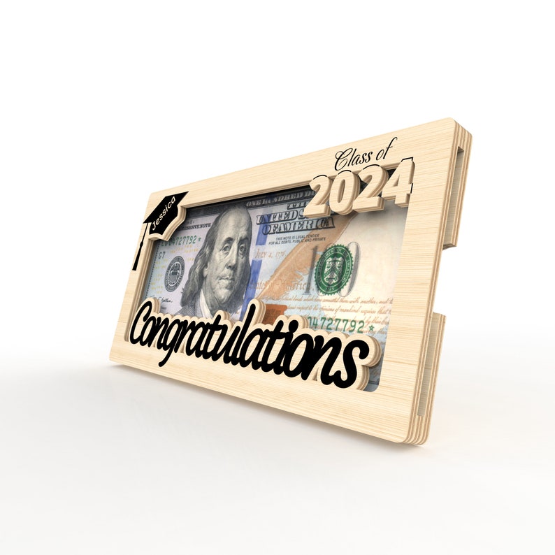 Graduation Money Holder SVG, Class of 2026 Laser Cutting Files, Senior ...