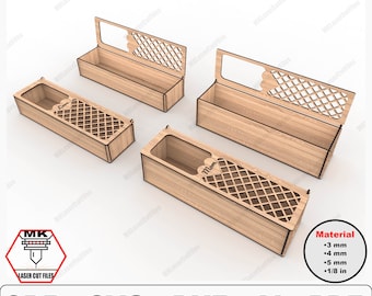 Rose Box Laser Cut Files | Gift for Mother & Valentines Day | Digital Download