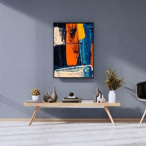 Abstrakte Wandkunst, Abstrakte Malerei, Abstrakte Leinwandkunst