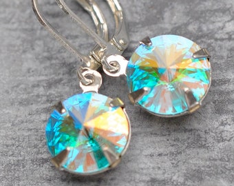 Orecchini Pendenti Vintage In Oro Con Rhinestones Aurora - Foto 10