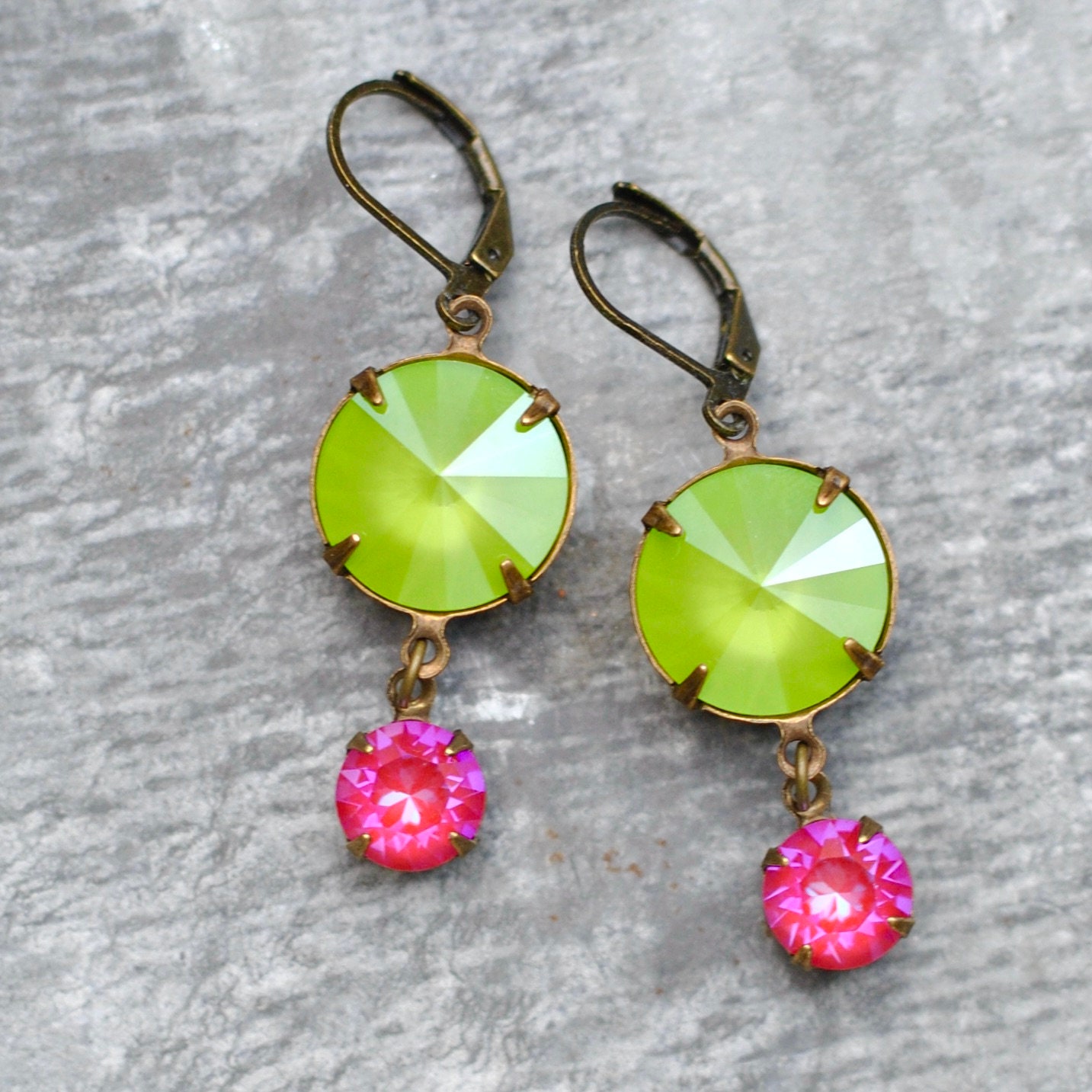loinロワン井川遥green jasper pierced earrings loinロワン井川遥green jasper pierced earrings
