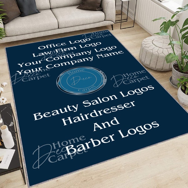 Custom Business Logo Rug Etsy Canada