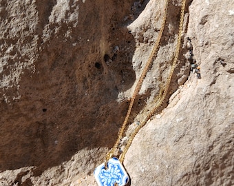 Portuguese Tile Bracelet: Lisbon Porcelain Jewelry