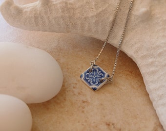 Portuguese Tile Bracelet: Lisbon Porcelain Jewelry