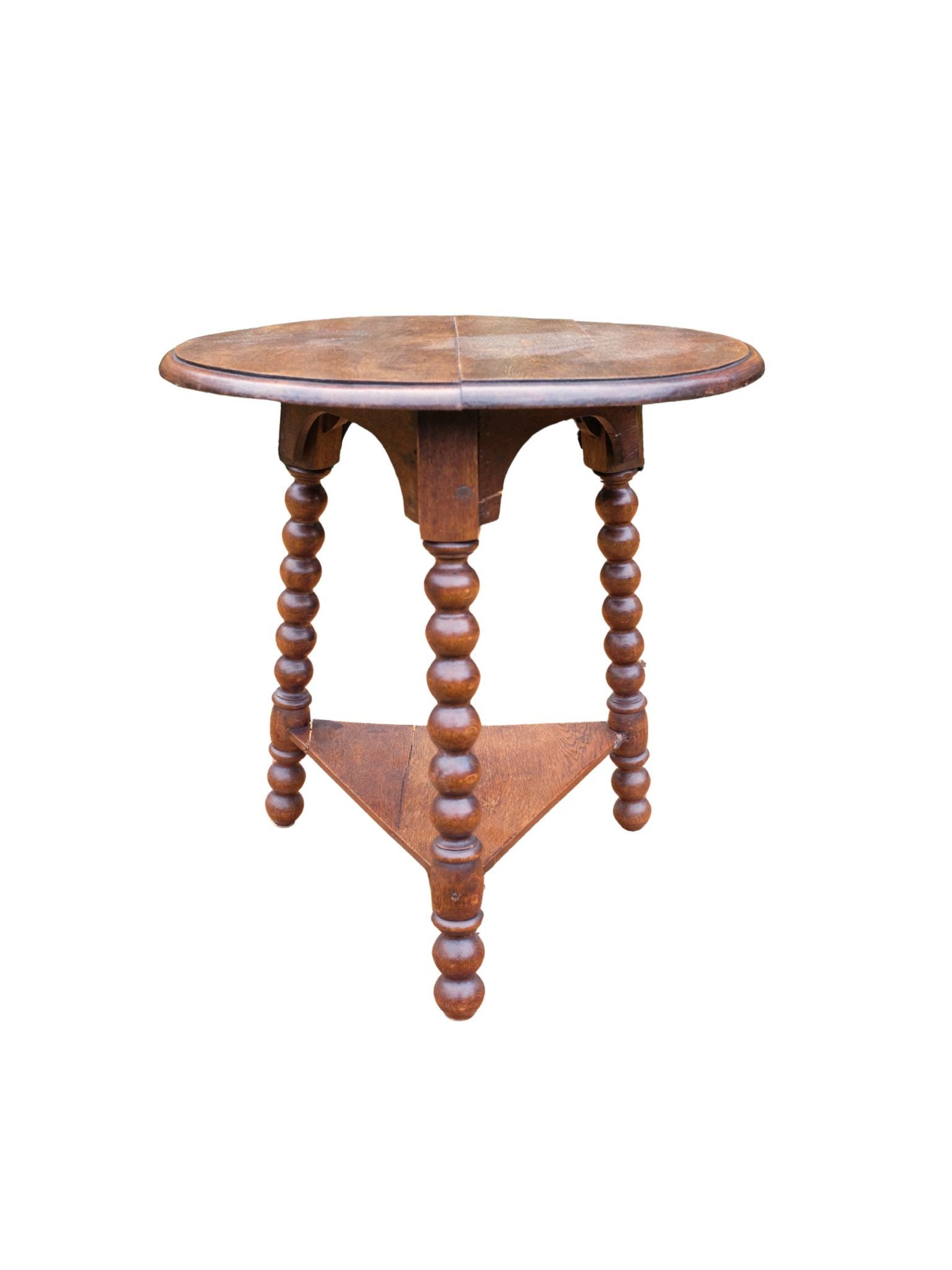 Antique Bobbin Leg Tables - Etsy