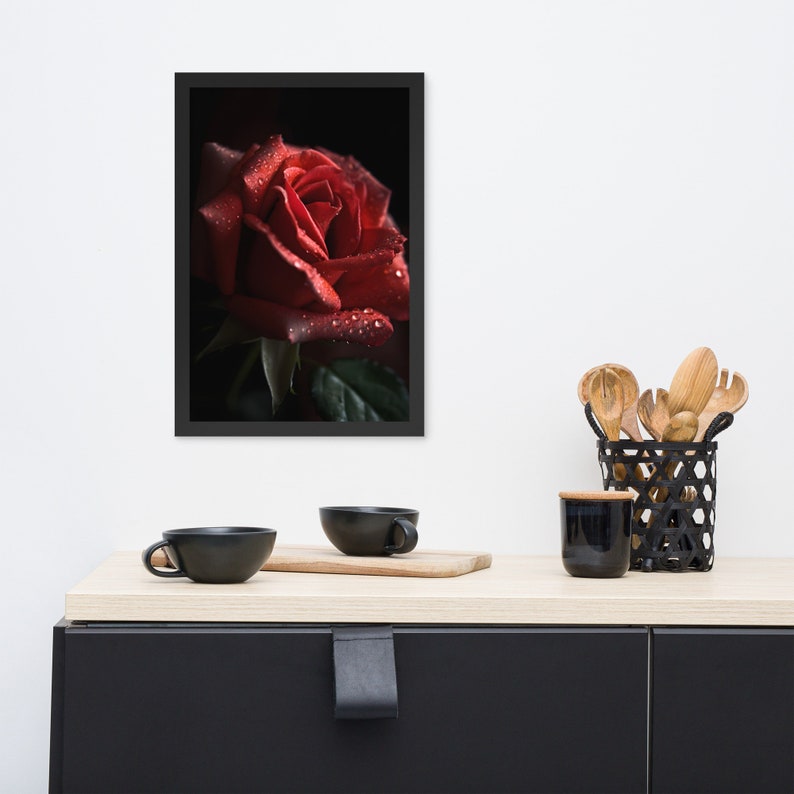Red Rose - Instant Download - Printable Art Picture/poster of a ...