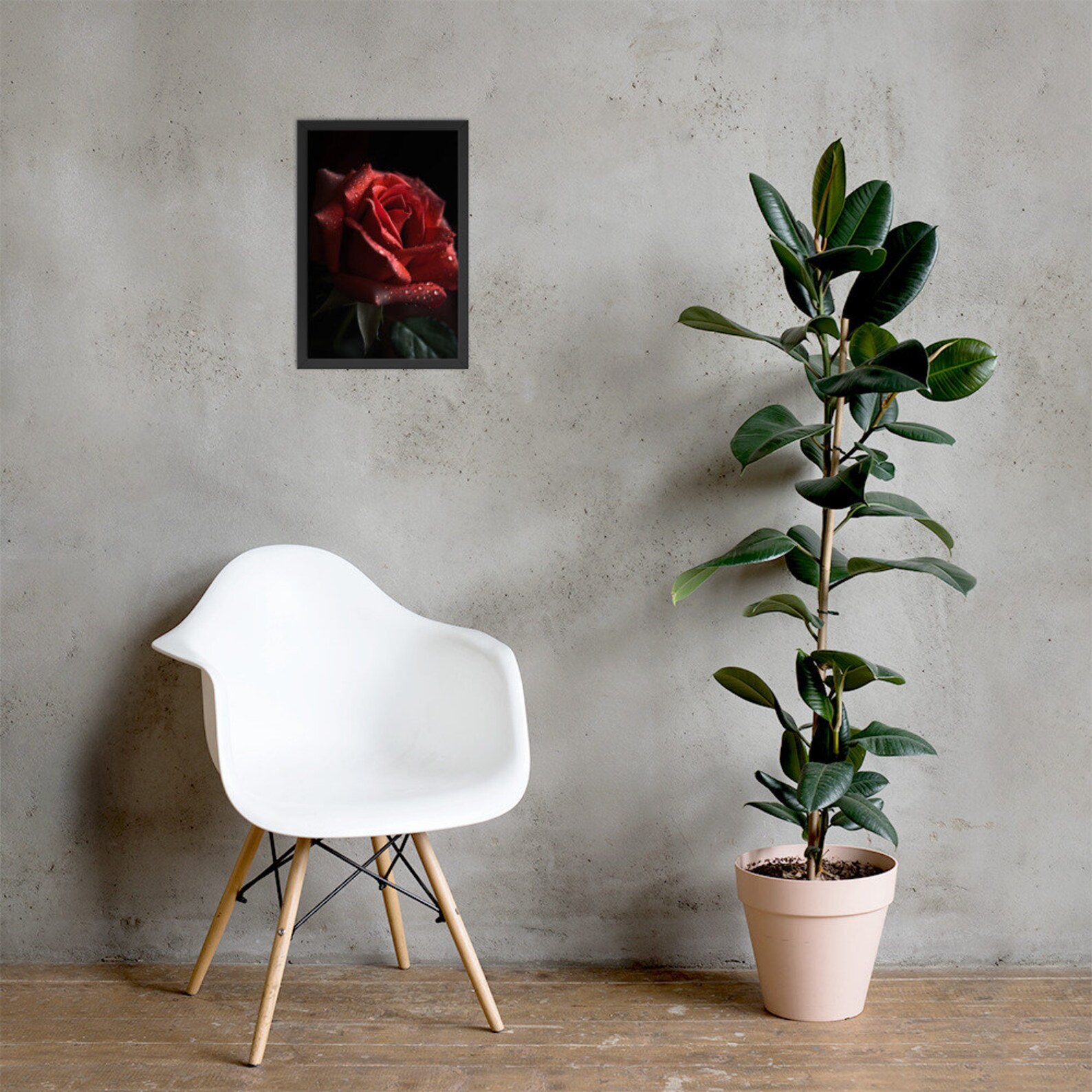 Red Rose - Instant Download - Printable Art Picture/poster of a ...