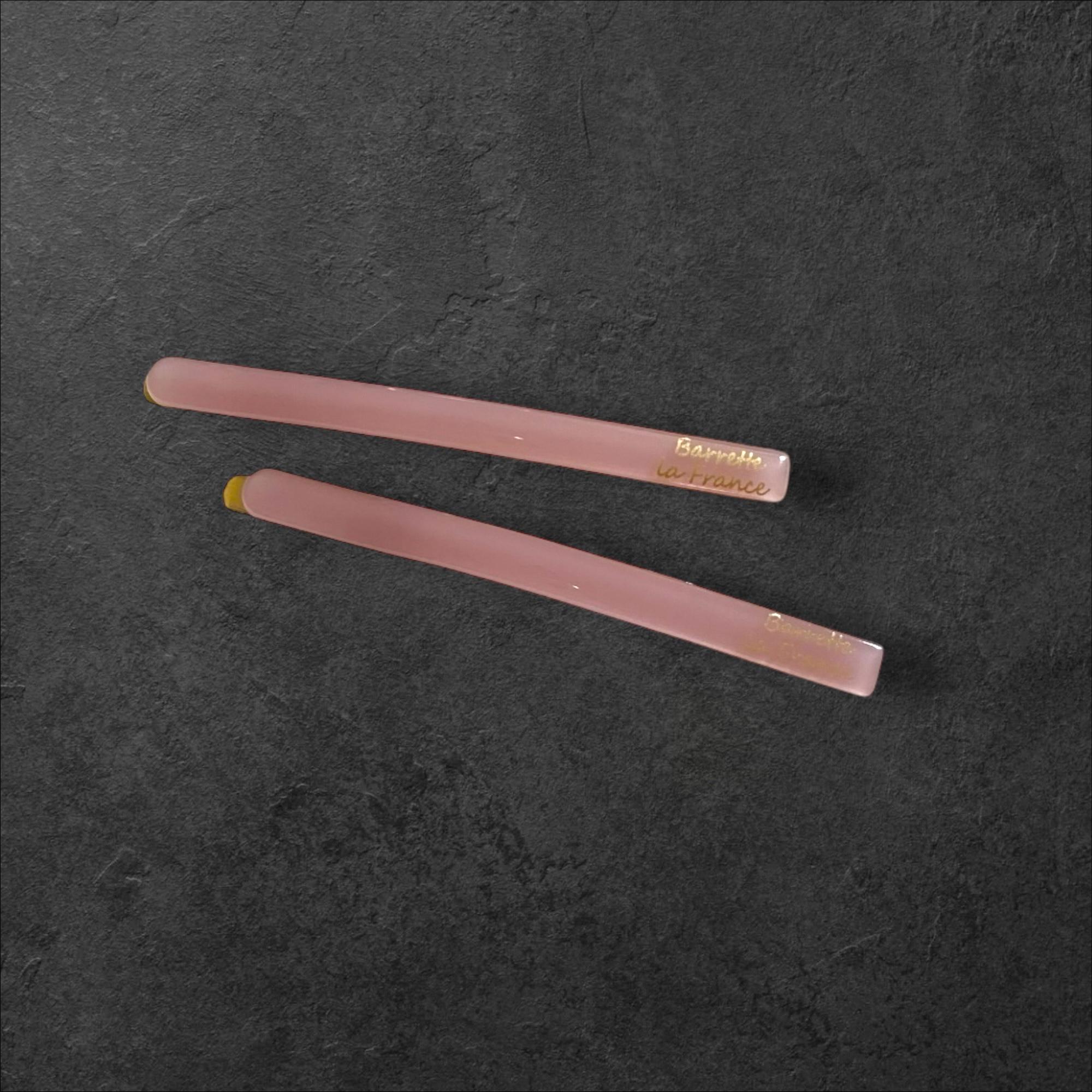 Handmade French Bobby Pin Pair, Polished Cellulose Acetate Hair Clips Set of 2/minimalist Bobby Pin/cellulose Acetate Hair Pin  main image 3