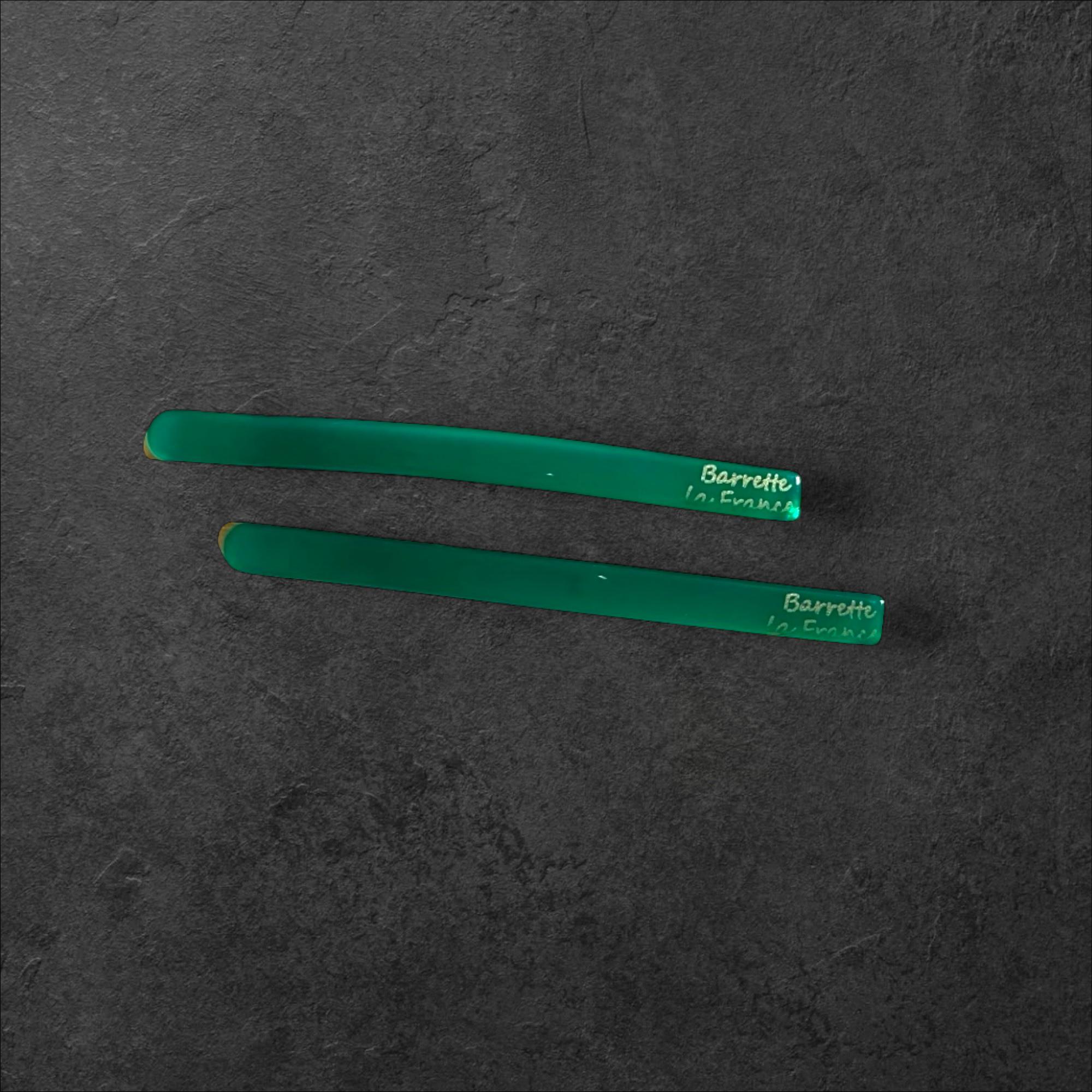 Handmade French Bobby Pin Pair, Polished Cellulose Acetate Hair Clips Set of 2/minimalist Bobby Pin/cellulose Acetate Hair Pin  main image 4