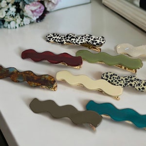 Wavy Hair Clip/Vintage Hair Clip/Hair Clips for Woman/Minimalist Hair Clip/Hair Accessories/Gift for Her/Christmas Gift/Mother’s Day Gift